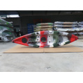 2021 China OEM wholesale no Inflatable foldable cheap ocean plastic canoe for sale single kayak